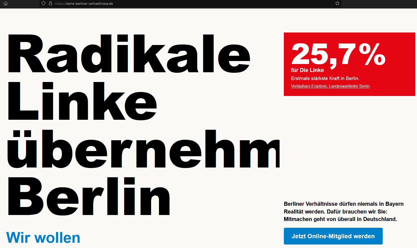Schmähseite der CSU